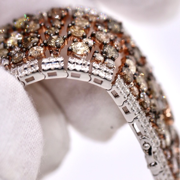 42.19 Carat Colored Diamond Bracelet - Picture 6 of 7